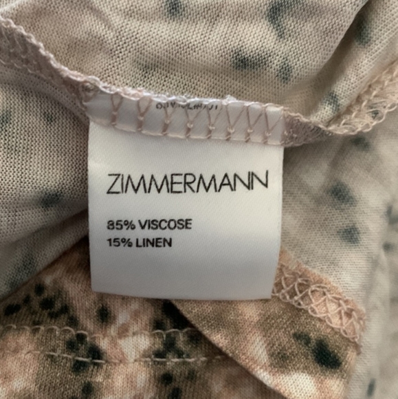 🆕 ZIMMERMANN  SNAKE PRINT SLEEVELESS  DRESS - Picture 5 of 7